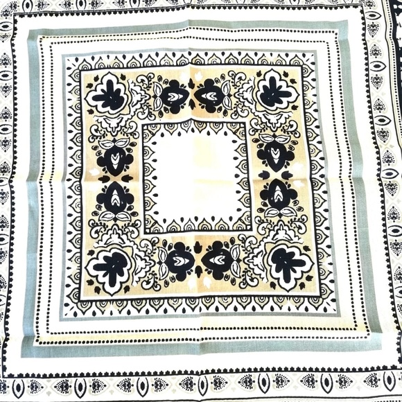 Alquimia Accessories - 3/35 BUNDLE BEIGE AND NAVY BANDANA